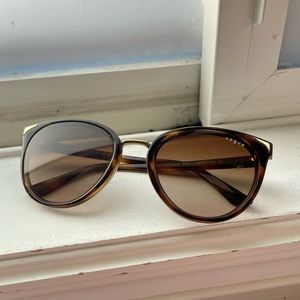 Vogue Eyewear Women's Vo5270s Cat Eye Sunglasses - Dark Havana (case included)